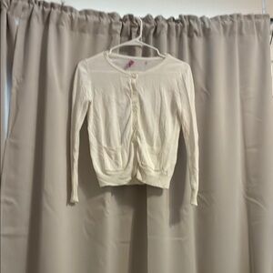 Aqua Cream Knit Cardigan Sweater